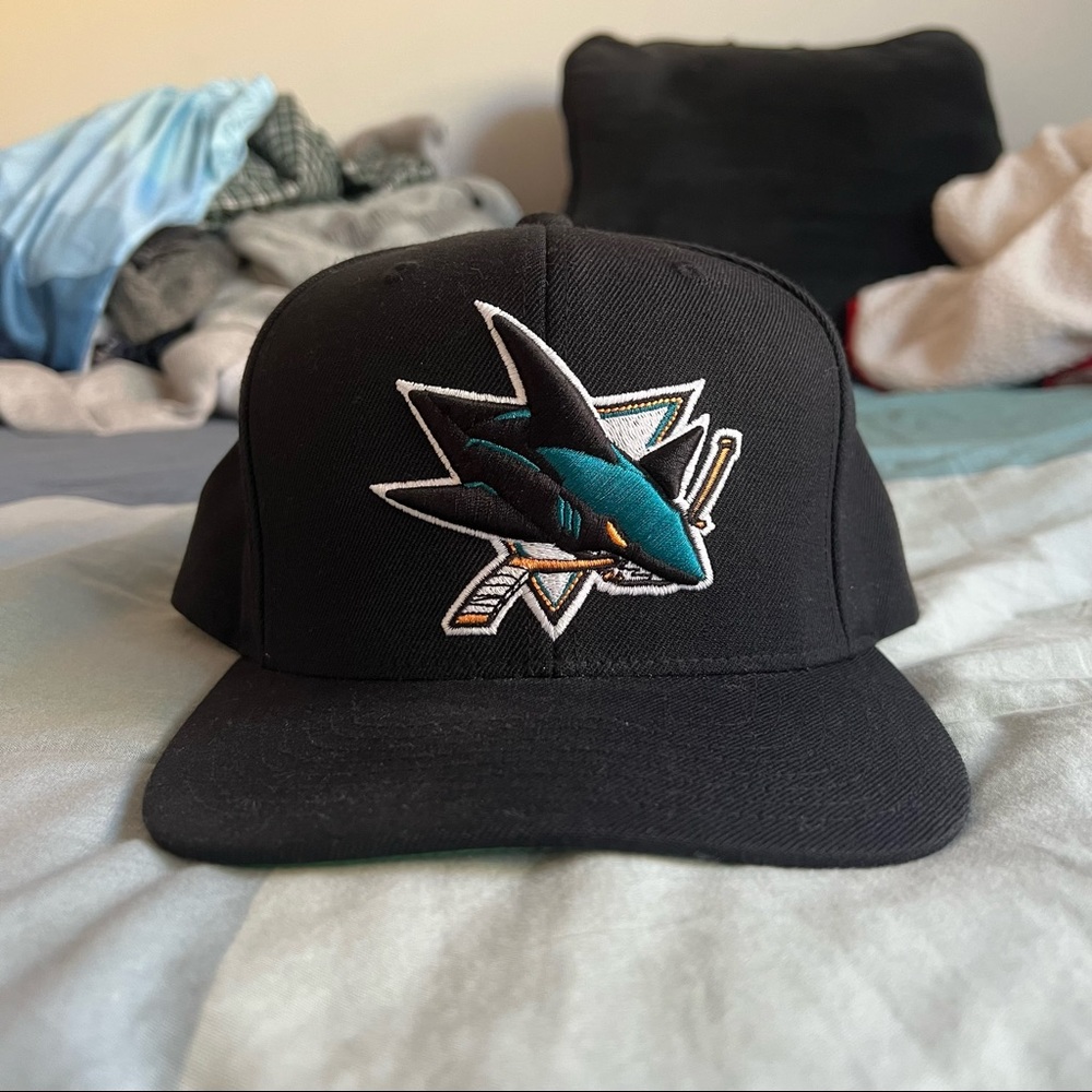San Jose Sharks Mitchell & Ness SnapBack Hat